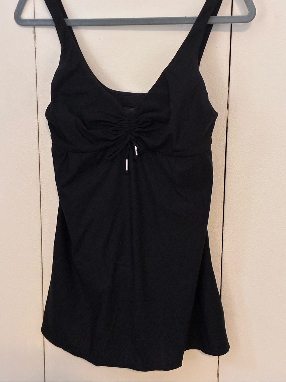 Black Ruched Front Swimsuit by Miraclesuit